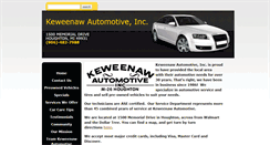 Desktop Screenshot of keweenawautomotive.com